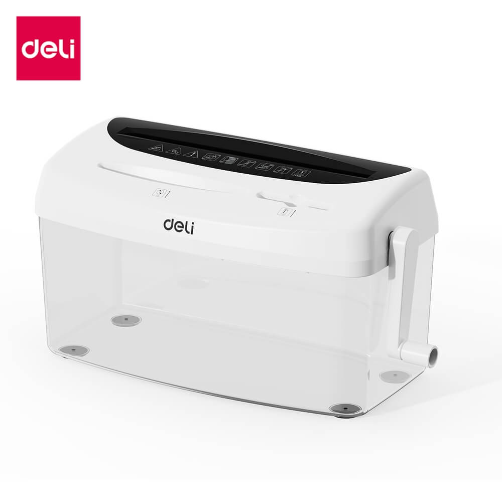 เครื่องทำลายเอกสาร DELI ET026-WH-01 4ลิตร สีขาว